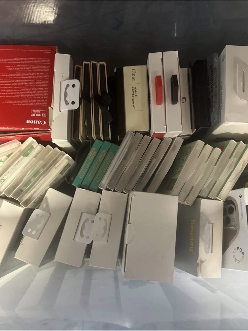 Wholesale Lot Of Smartphone Cases , Covers Chargers And Headphones 50 Pc